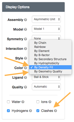 3D Validation report options 